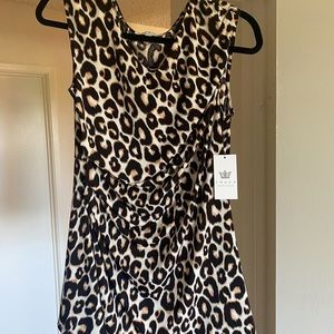 Brand new leopard print tank